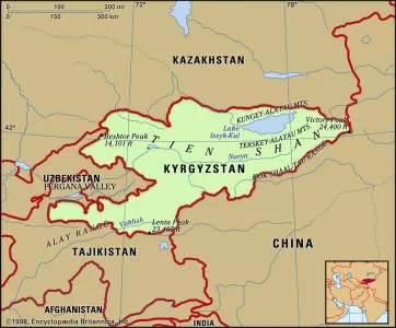 Kyrgyzstan-map-features-locator